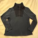 NWOT Dudley Stephens Heron Lake Pullover Quarter Zip Fleece Navy Large Blue Photo 1