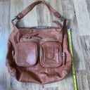 Chocolat Blu  Brown Convertible Leather Hobo Shoulder Bag EUC Pockets Photo 52