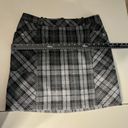 Eddie Bauer  Skirt Women 8 Plaid Tartan Gray Black Mini Wool Blend Pockets Pencil Photo 9