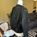 Princess Polly leather bomber jacket Photo 2