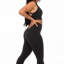 Ethos  Women's Basic Leggings Active Athletic Pants in Black Size XS Photo 6