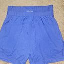 Fabletics ultra high waisted nylon athletic shorts blue size M womens Photo 1