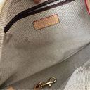 Dooney & Bourke 💚  Small Domed Satchel, Cream canvas/tan leather Photo 6