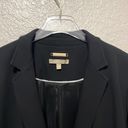 Talbots  Blazer Jacket Womens Size 18W Black Rayon Fabric Knit In Italy Photo 2