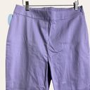 Hill House  Lavender Purple Claire Mid Rise Straight Leg Pants Size L Photo 4