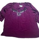 Dress Barn Burgundy blouse Photo 0