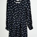 Rebecca Taylor  Brigette Long Sleeve Silk Minidress Black Combo Floral Print US 8 Photo 0