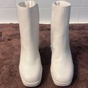 White Booties Size 7.5 Photo 1