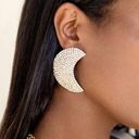 Ettika  Crescent Moon Earrings Gold Womens Size OS Photo 0