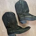 Black Cowboy Boots Size 8.5 Photo 0