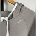 Gymshark  Whitney Simmons Gray Athletic Workout Cropped Hoodie Photo 4