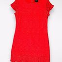 Laundry by Shelli Segal Lace Crochet Dress Red 10 Photo 7