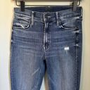 MOTHER Mid Rise Dazzler Ankle Fray NWOT Straight Leg Jeans Size 26 Photo 4