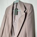 ALLSAINTS  Aleida Notch Lapel Open Front Long Sleeve Blazer Jacket Rose Pink 8 Photo 2