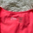 Zyia Active Stronger Cropped Scoop Neck Tank Coral Size L Photo 2