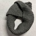 infinity Unisex Dark Grey Handmade Chunky Knit  Circle Scarf NEW Photo 0