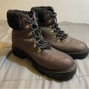 JustFab  Jane Glitter Hiker Bootie Size 7.5 in Excellent Condition Photo 9