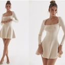 House Of CB  'Caprice' Cream Dainty Knit Mini Dress Photo 1