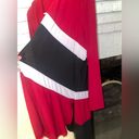 Tiana B  Black With Built in Cardigan Red White and Black Long Sleeve Size 14W Photo 3