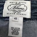 White House | Black Market  Blanc Embroidered Love and Desire Stretch Bootcut Jeans Photo 6