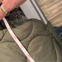 Aerie  Offline Quilted Bomber Jacket Size Large Olive Green Photo 6