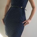 Ali Ro Blue & Black Striped  Dress Size 2 Photo 4