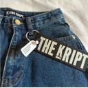 The Kript Stella Fitted Bermuda Jean Shorts Photo 1