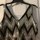 Ella Moss  Sequin V Neck Tank Top Photo 1