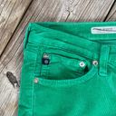 AG Adriano Goldschmied  Women's The Stevie Slim Straight Green Corduroys Size 28R Photo 4