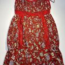 Free People  NWT Last Night Mini Nightgown Slipdress in Cherry Combo size medium Photo 6