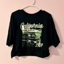 Obsessive Love California 1987 Cropped Graphic Tee Photo 0