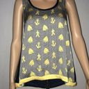 Tommy Hilfiger Tommy Girl Womens Sleeveless Tank Top Size Small Blue Gold Anchor Boat Nautical Photo 0