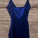 Windsor Blue Satin Dress Photo 1