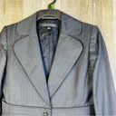 Anne Klein  Suit Size 2P Black Jacket w/Turn Clasp Closure Lined w/Should… Photo 5