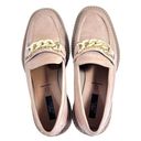 Bermuda Marks & Spencer M&S collection 
Leather Chain Detail Block Heel Loafers Photo 12