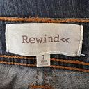 Rewind Womens Lightweight Dark Wash Straight Leg Denim Blue Jeans Size 7 EUC Photo 6