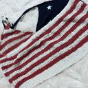 American Eagle Red White And Blue Crop Top  Photo 2