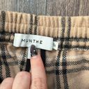 Munthe Reed Wool Plaid Pants Tan Size 4 Photo 3