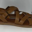 Toms  Sicily Strappy Leather Sandals Chestnut Brown Women’s 9.5 Summer Photo 1