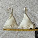 ASOS Free Society mix and match scrunch triangle bikini top in ivory size XS Photo 4