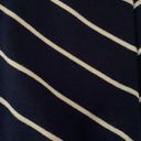 Cato stripe Navy blue & White long skirt. Size small Photo 4