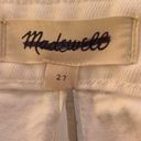 Madewell Denim High-Waist Straight Mini Skirt in Tile White Photo 3