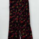 Urban Outfitters  Alice Floral Velvet Wide Leg Pants Vintage Style Flower Size 10 Photo 7