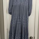 Blue Maxi Dress Size M Photo 0