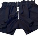 Athleta  Skyline Black Paperbag Waist Mid Rise Shorts Sz 6 Photo 11