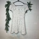 Loft | women white dress with black polka dots open back dress Photo 8