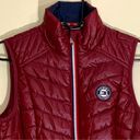 Tommy Hilfiger Women's  Quilted Pattern Sport Puffer Vest Deep Red Frost Size S/P Photo 1