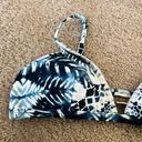 Rip Curl Blue and white patterned tie dye bikini top never worn  Photo 2