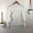 Cooper and Ella  ivory ruffle sleeve blouse Photo 6