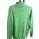 Brooks Brothers  lime green 1/4 zip sweater size XXL - cotton and cashmere sweate Photo 1